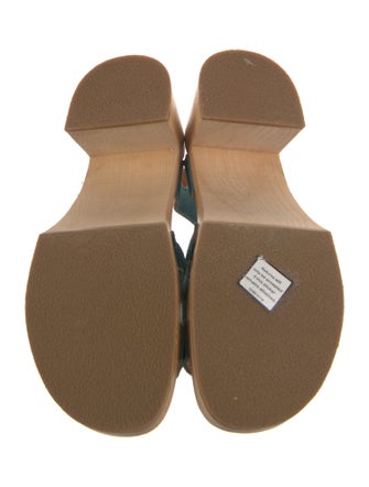 Swedish Hasbeens Suede Sandals