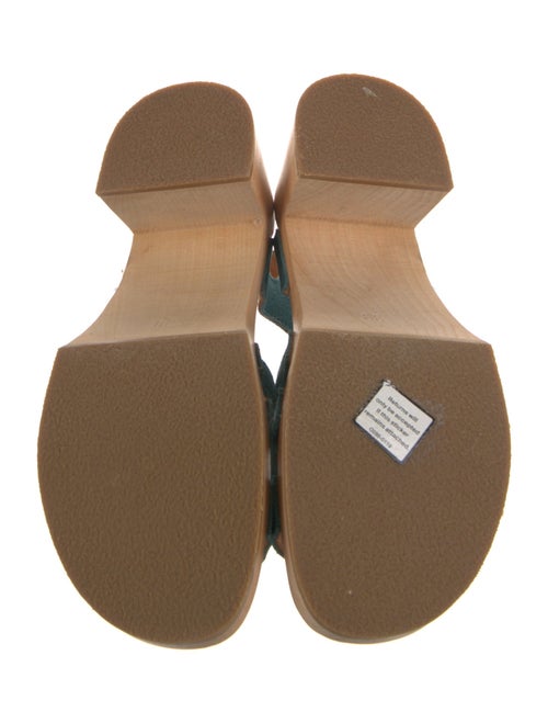 Swedish Hasbeens Suede Sandals