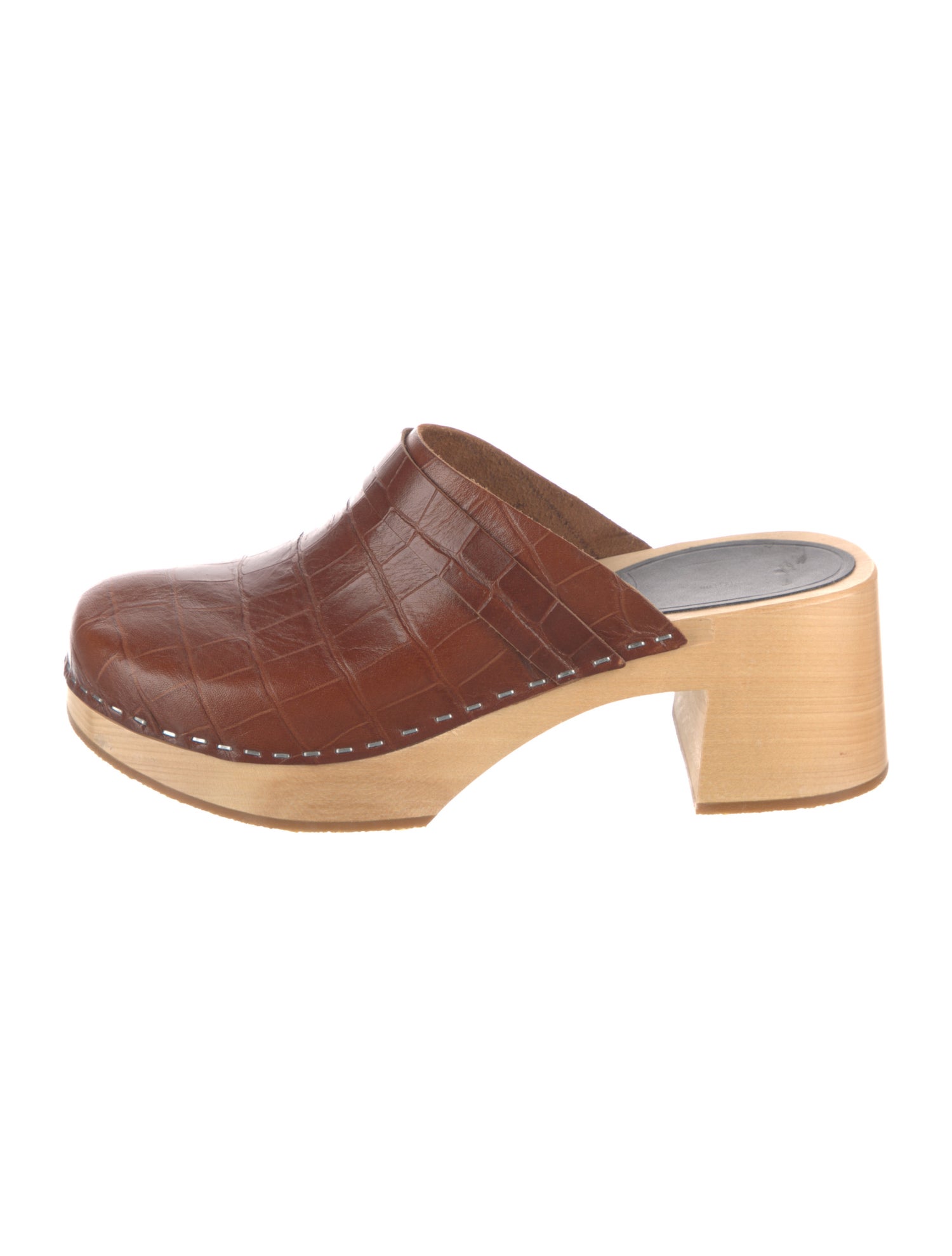 Swedish Hasbeens Leather Mules