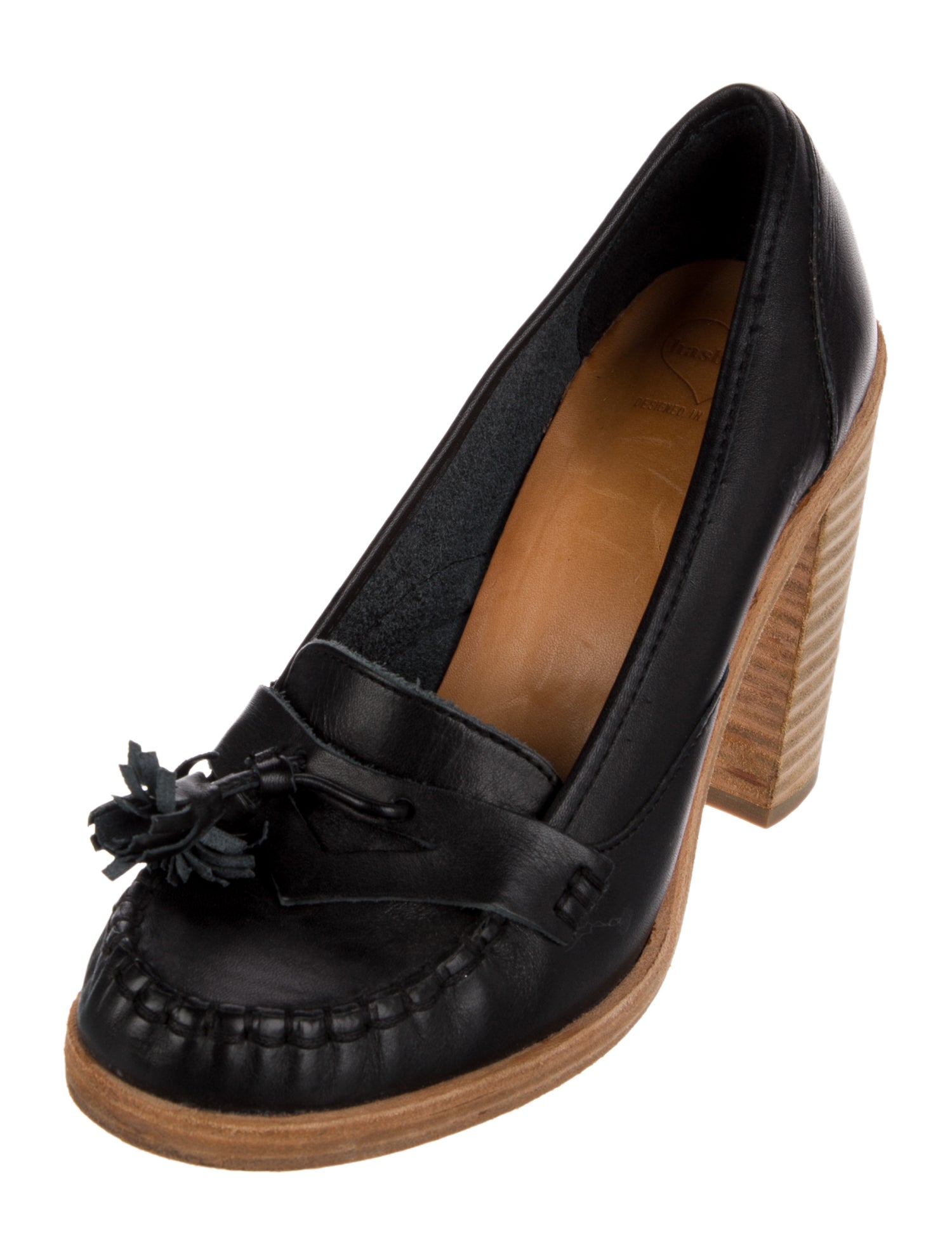 Swedish Hasbeens Leather Pumps