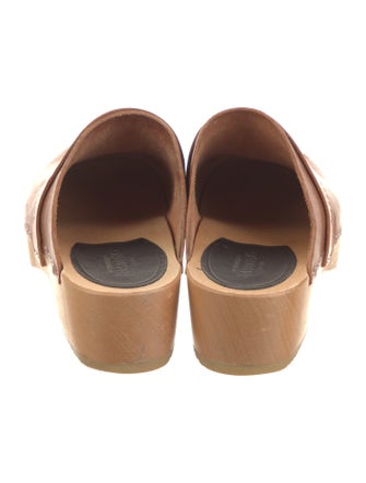 Swedish Hasbeens Leather Mules