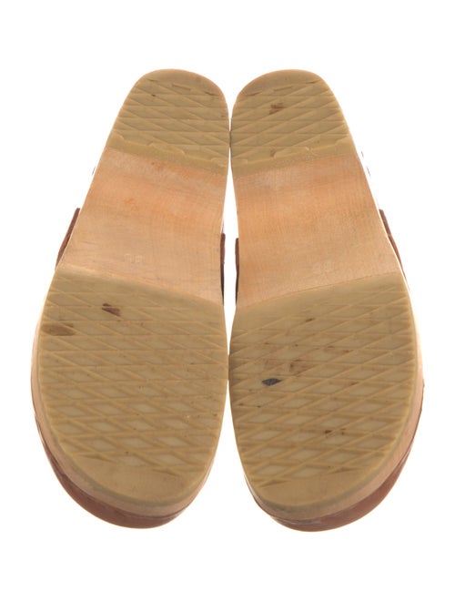 Swedish Hasbeens Leather Mules