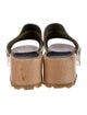 Swedish Hasbeens Leather Slides