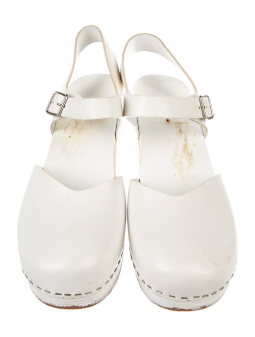 Swedish Hasbeens Leather Mules