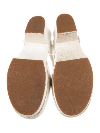 Swedish Hasbeens Leather Mules