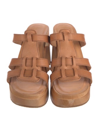 Swedish Hasbeens Leather Slides