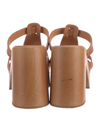 Swedish Hasbeens Leather Slides