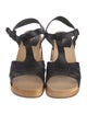Swedish Hasbeens Leather T-Strap Sandals