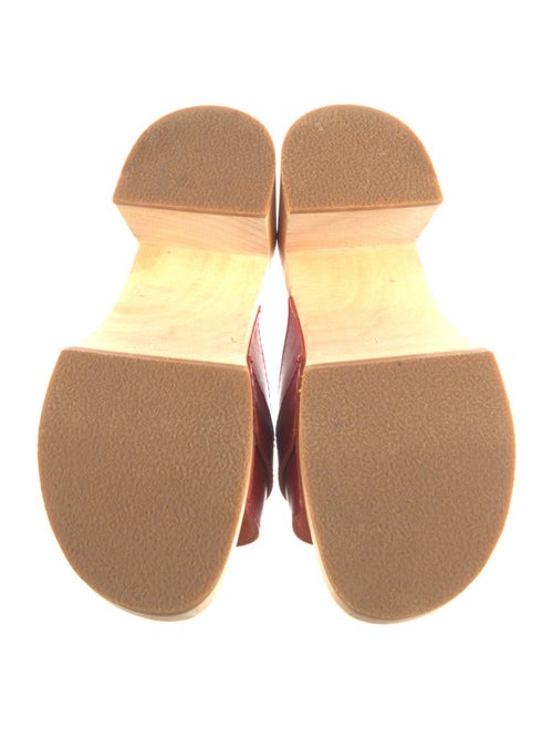 Swedish Hasbeens Leather Slides