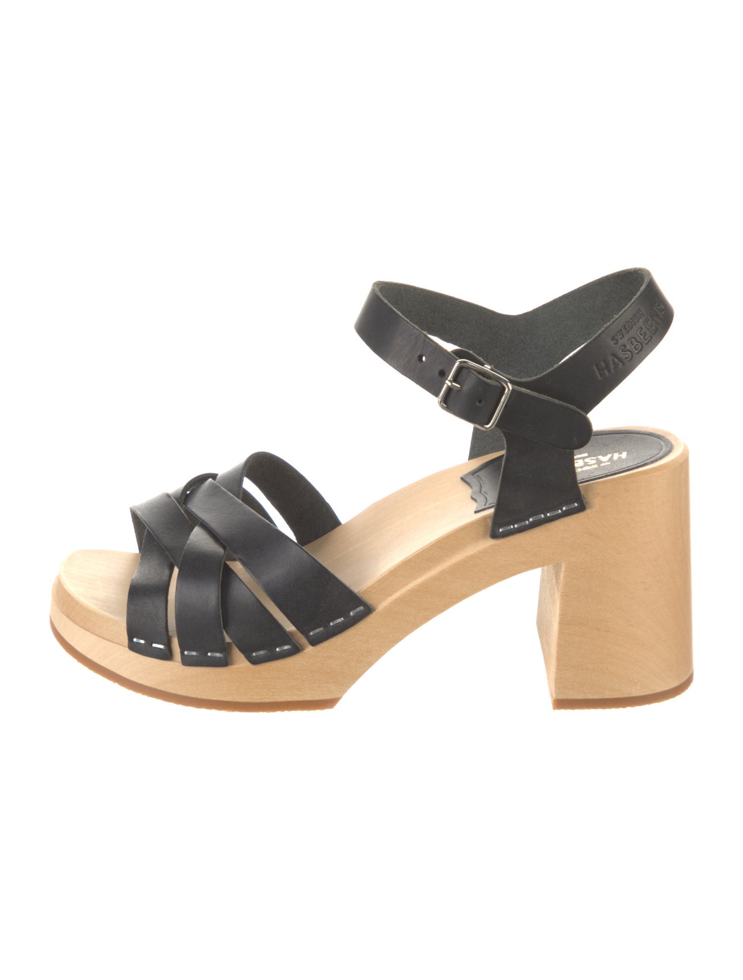Swedish Hasbeens Leather Sandals