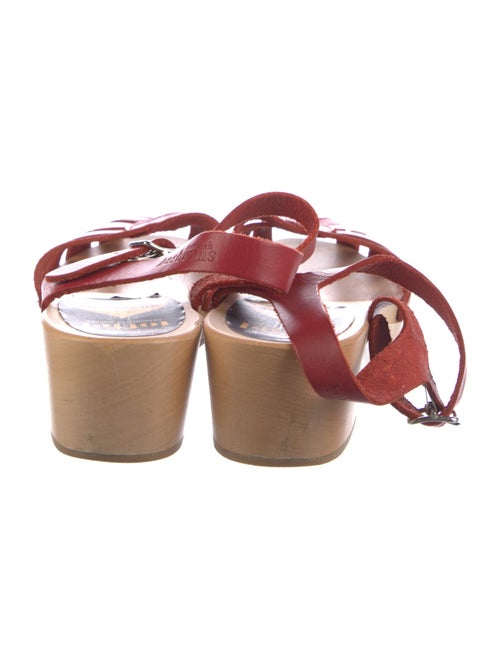 Swedish Hasbeens Leather Slingback Flats