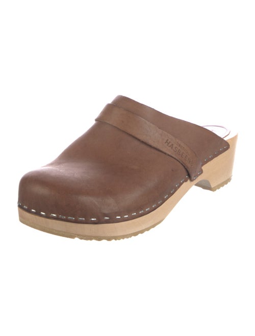 Swedish Hasbeens Leather Mules