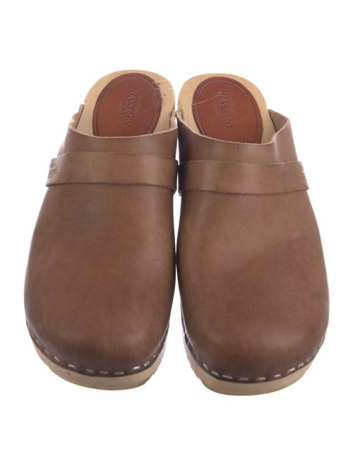 Swedish Hasbeens Leather Mules