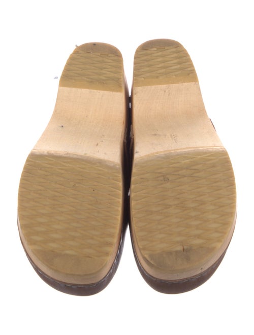 Swedish Hasbeens Leather Mules