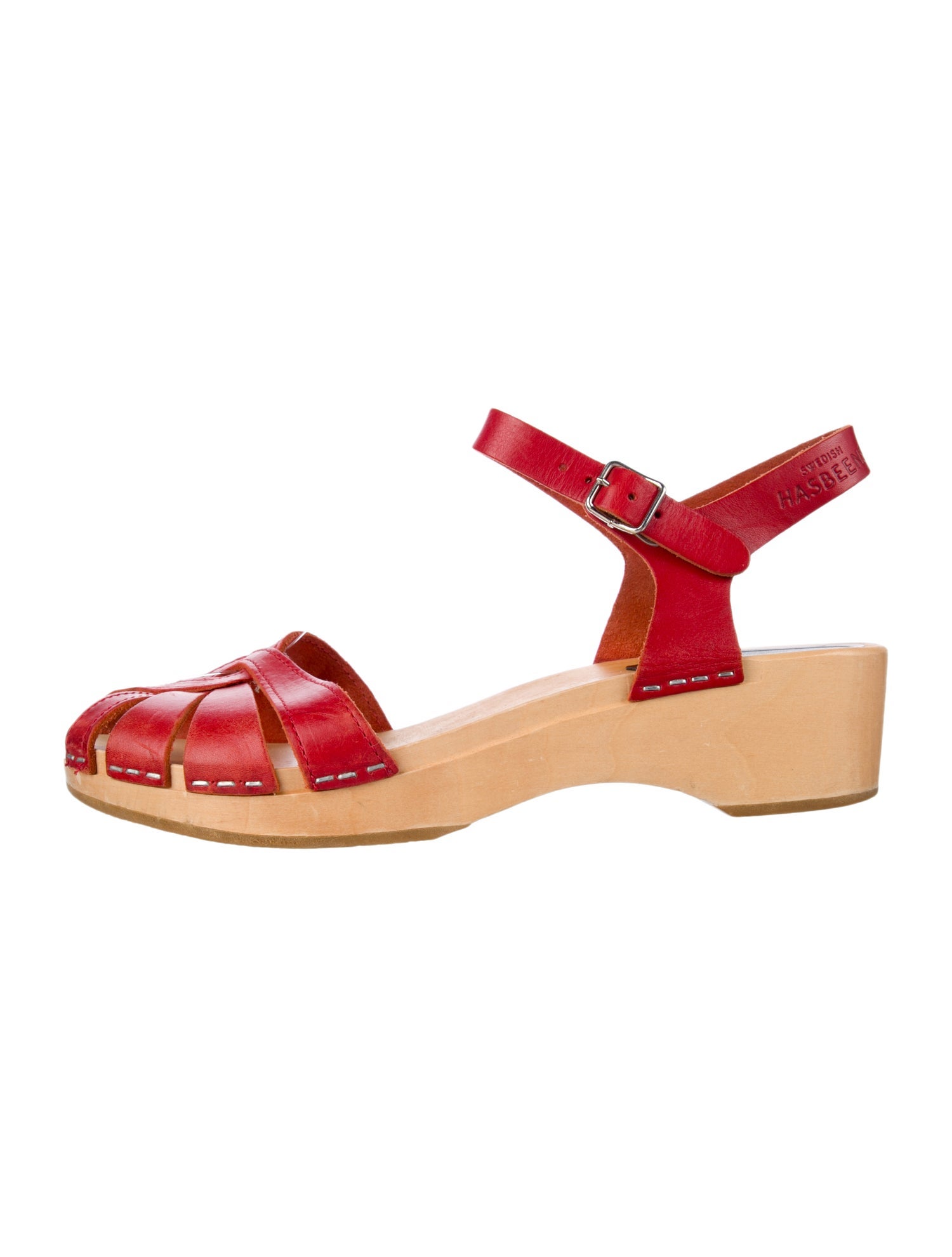 Swedish Hasbeens Leather Sandals