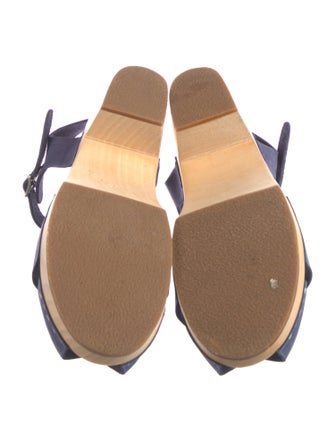 Swedish Hasbeens Suede Slingback Sandals