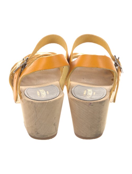 Swedish Hasbeens Leather Mules