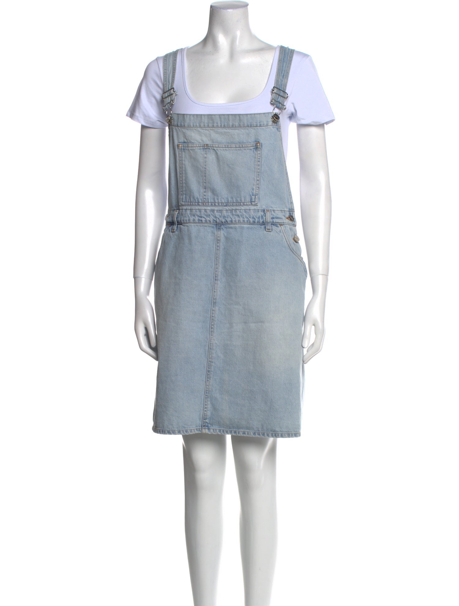 Swedish Hasbeens Square Neckline Mini Dress