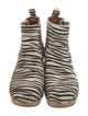 Swedish Hasbeens Calf Hair Animal Print Western Boots