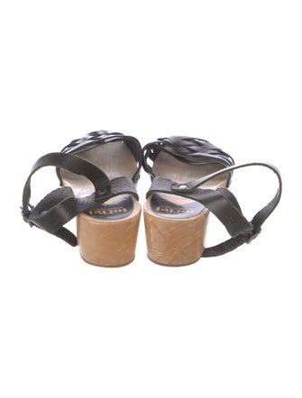 Swedish Hasbeens Leather Sandals