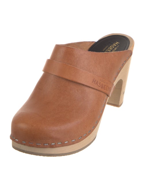 Swedish Hasbeens Leather Mules