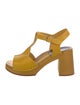 Swedish Hasbeens Leather T-Strap Sandals