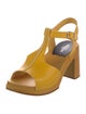 Swedish Hasbeens Leather T-Strap Sandals