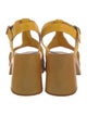 Swedish Hasbeens Leather T-Strap Sandals