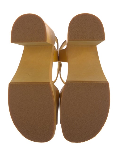 Swedish Hasbeens Leather T-Strap Sandals