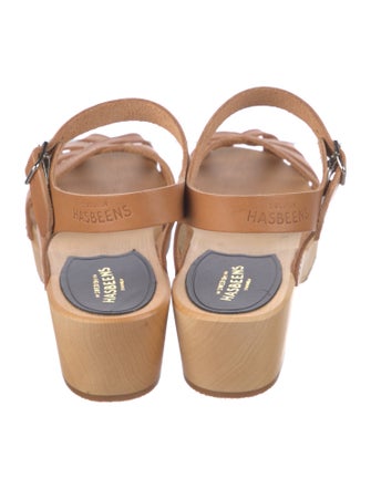 Swedish Hasbeens Leather Sandals