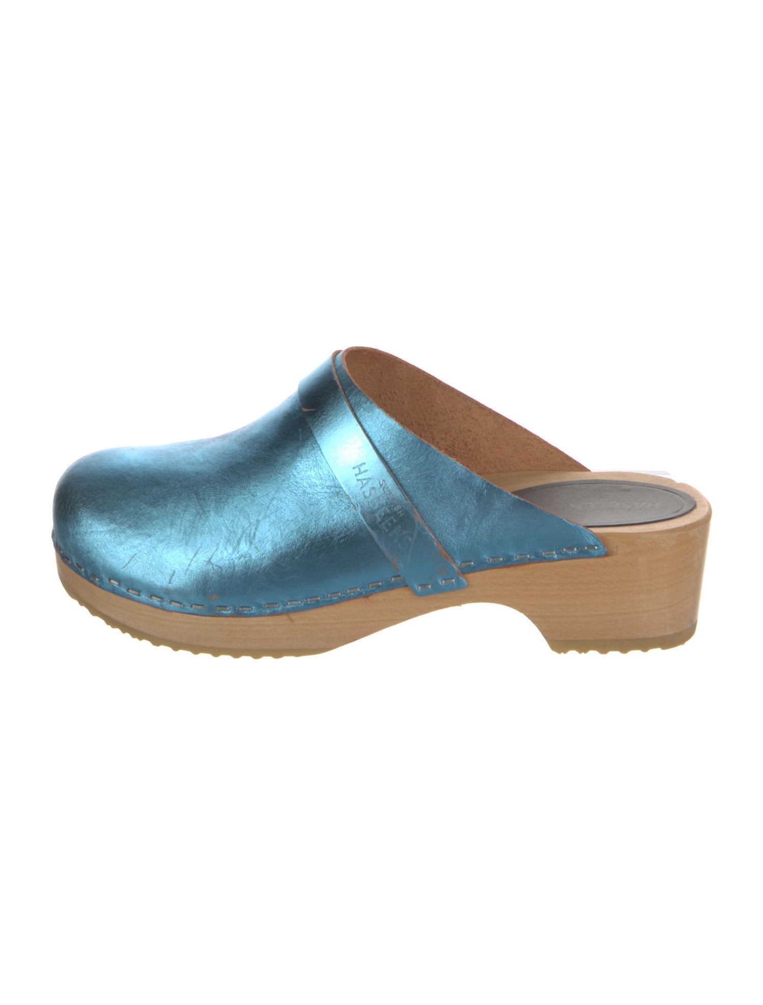 Swedish Hasbeens Leather Mules