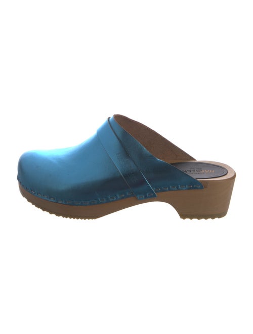 Swedish Hasbeens Leather Mules