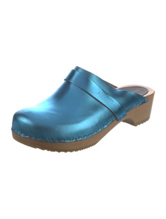 Swedish Hasbeens Leather Mules