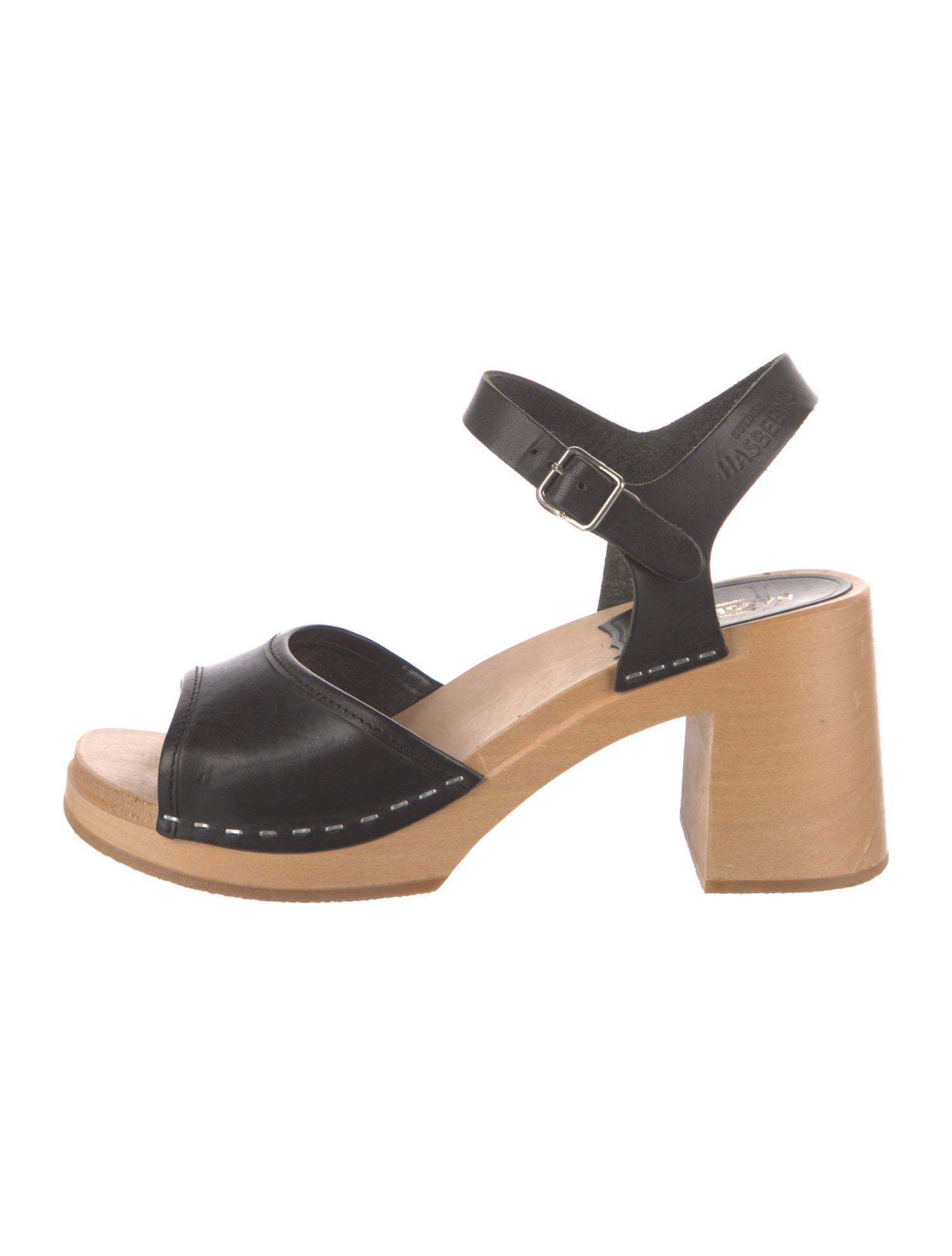 Swedish Hasbeens Leather Sandals