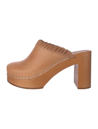 Swedish Hasbeens Leather Mules