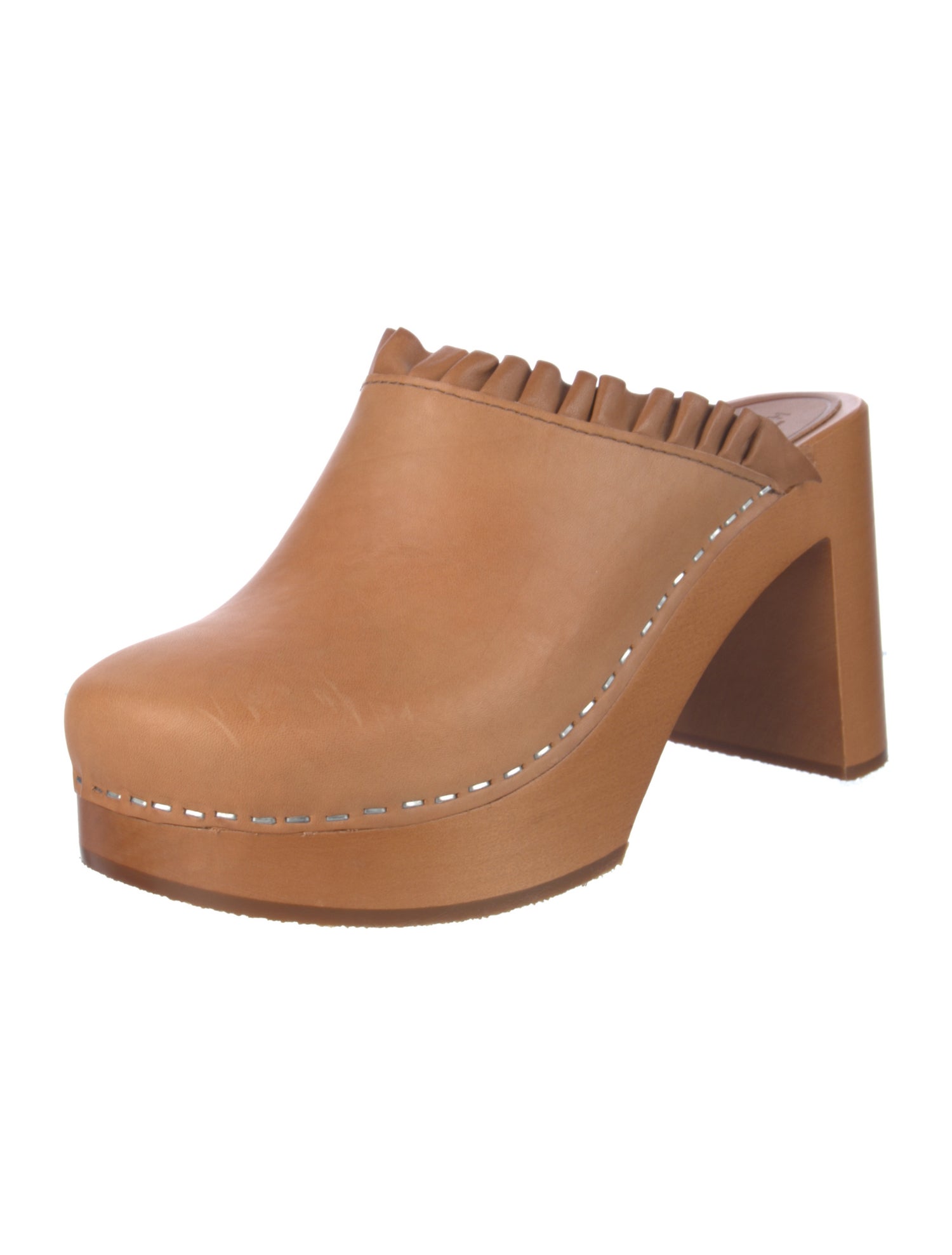 Swedish Hasbeens Leather Mules