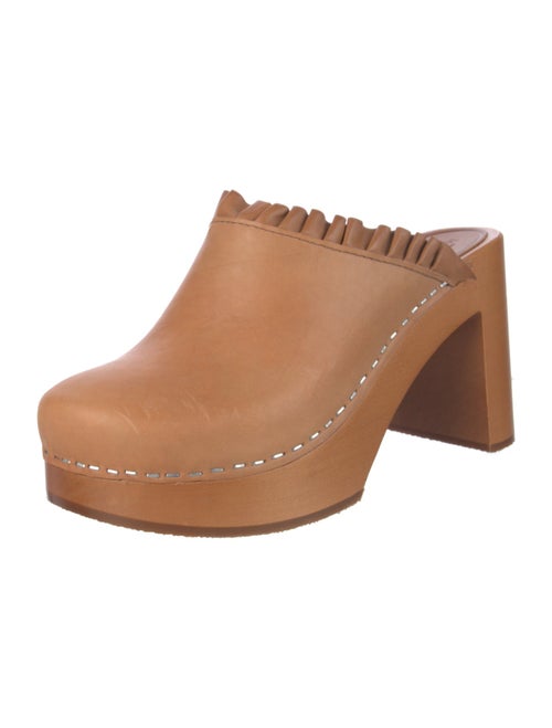 Swedish Hasbeens Leather Mules