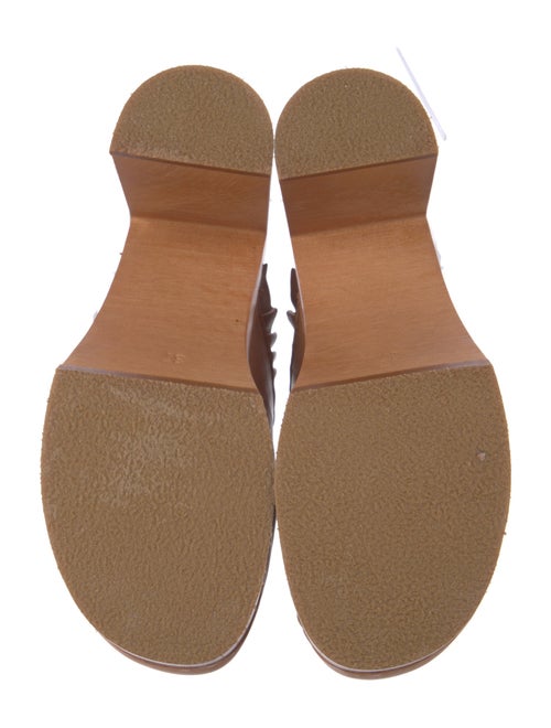 Swedish Hasbeens Leather Mules