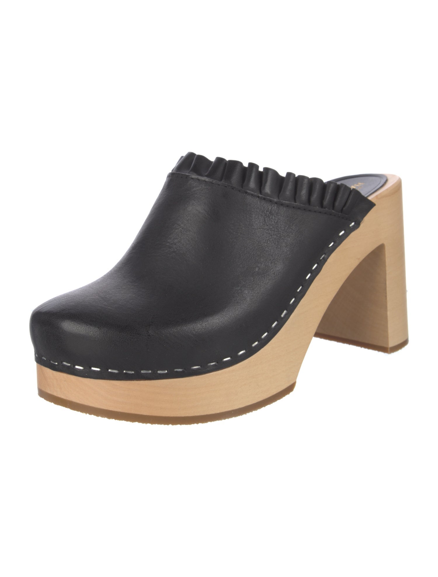 Swedish Hasbeens Leather Mules