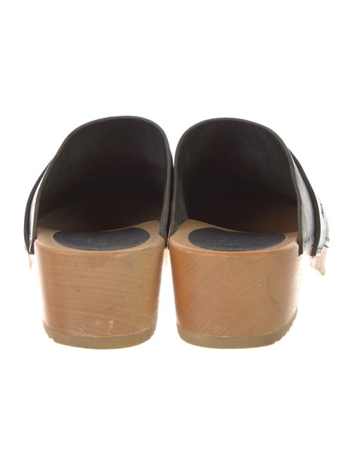 Swedish Hasbeens Leather Mules
