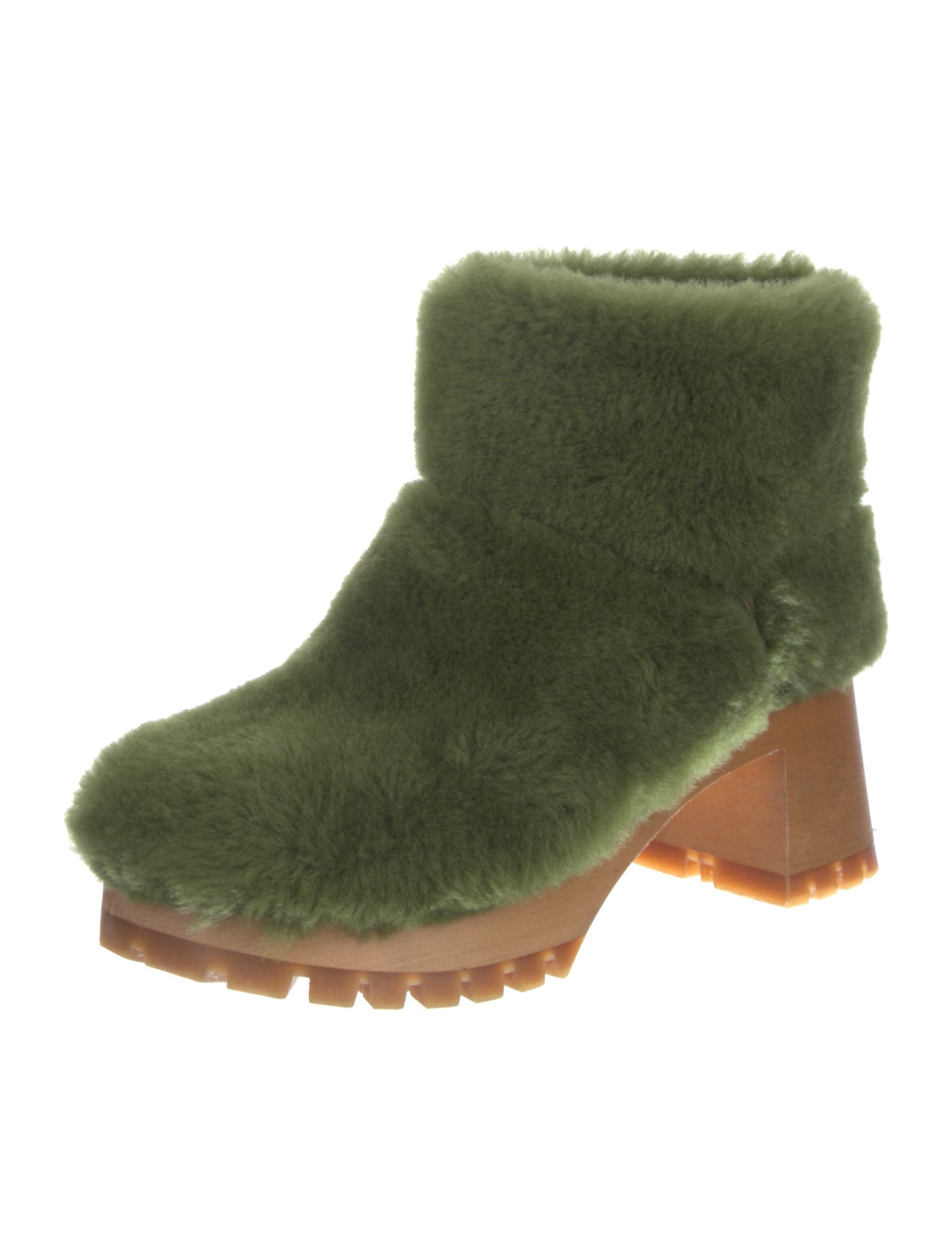 Swedish Hasbeens Faux Fur Faux Fur Trim Boots