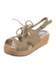 Swedish Hasbeens Suede Slingback Sandals