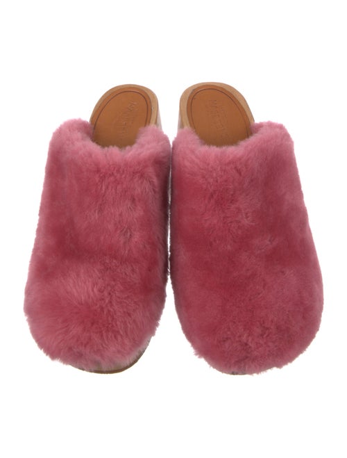 Swedish Hasbeens Faux Fur Mules