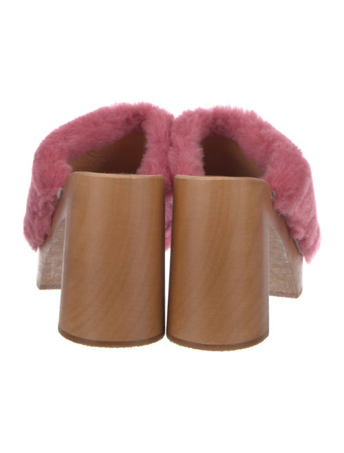 Swedish Hasbeens Faux Fur Mules