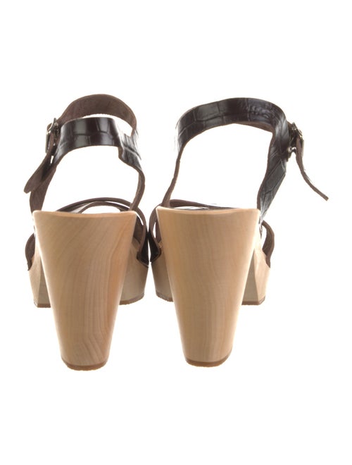 Swedish Hasbeens Leather Slingback Pumps