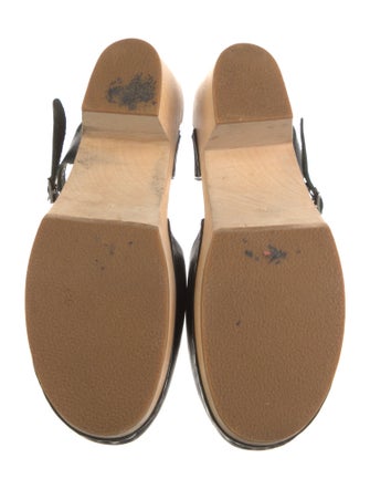 Swedish Hasbeens Leather Slingback Pumps