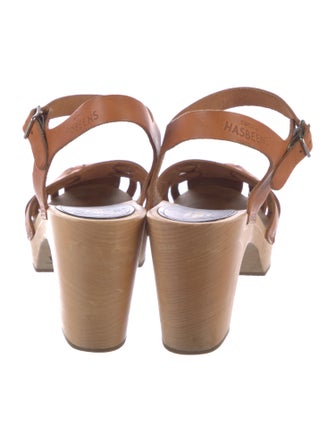 Swedish Hasbeens Leather Sandals