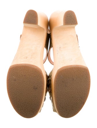 Swedish Hasbeens Leather Slingback Pumps