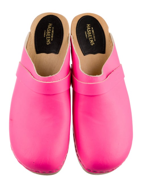 Swedish Hasbeens Leather Mules