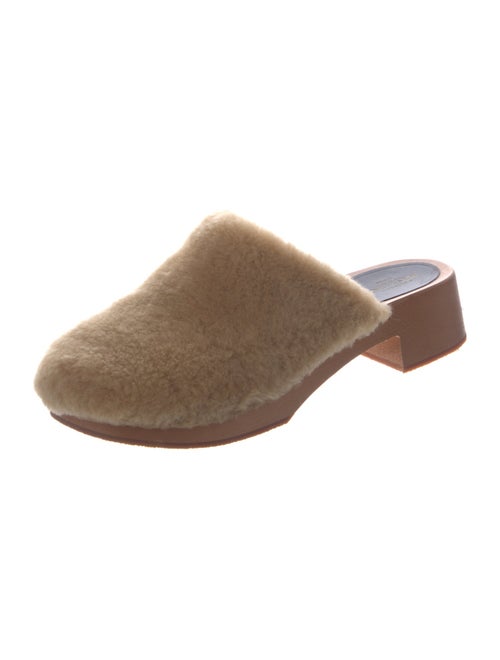 Swedish Hasbeens Shearling Mules